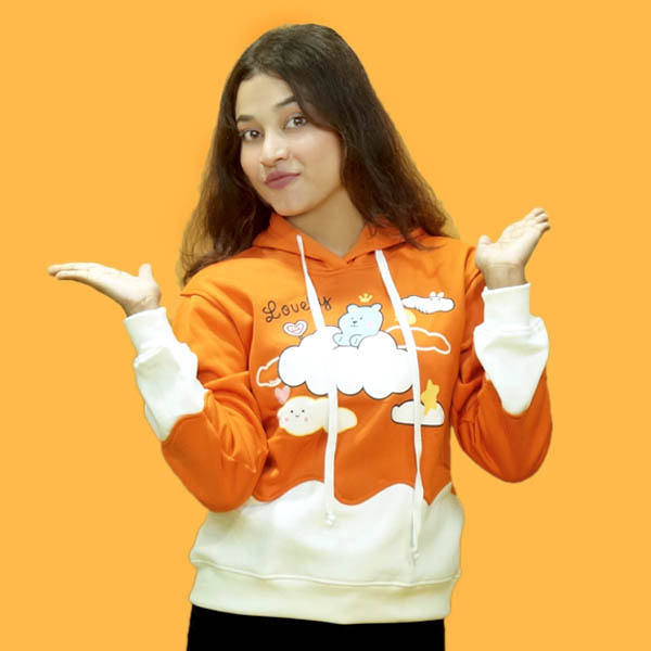 হুডি_কমলা/সাদা