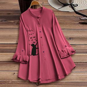 Cat Tops Pink