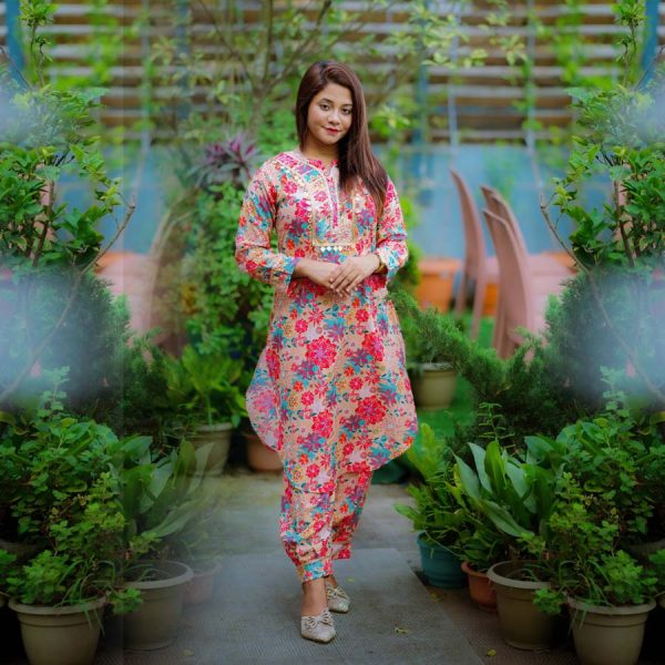 প্রজাপতি সেট- হলুদ প্রিন্ট