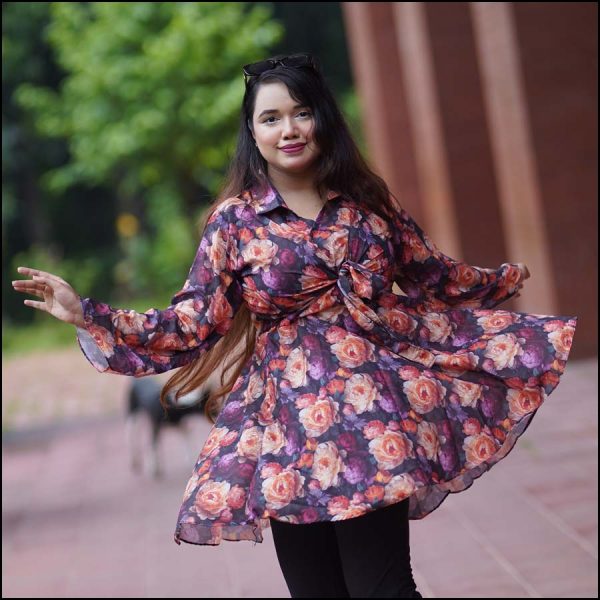 Karishma Tops- Red Print