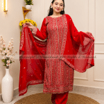 Georgette 3pices Red
