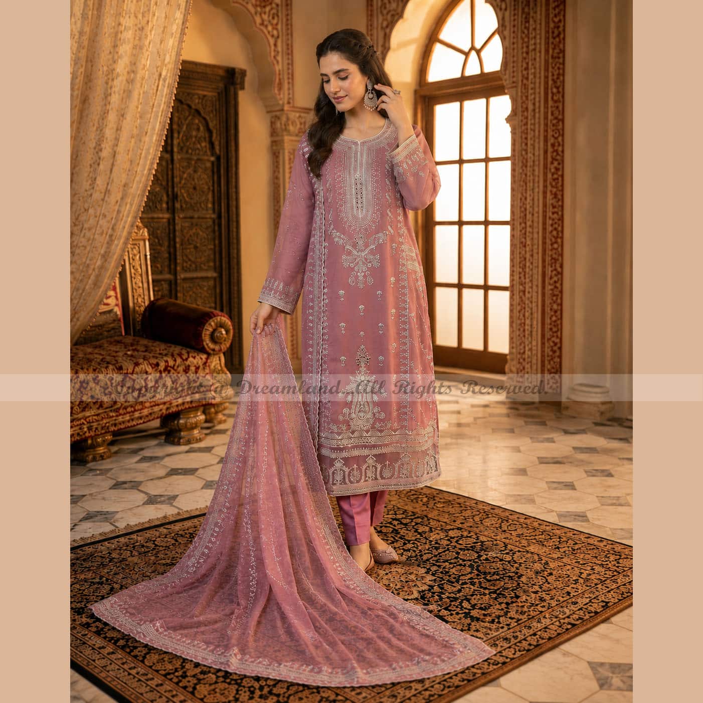 Gulnahar Embroidered Set