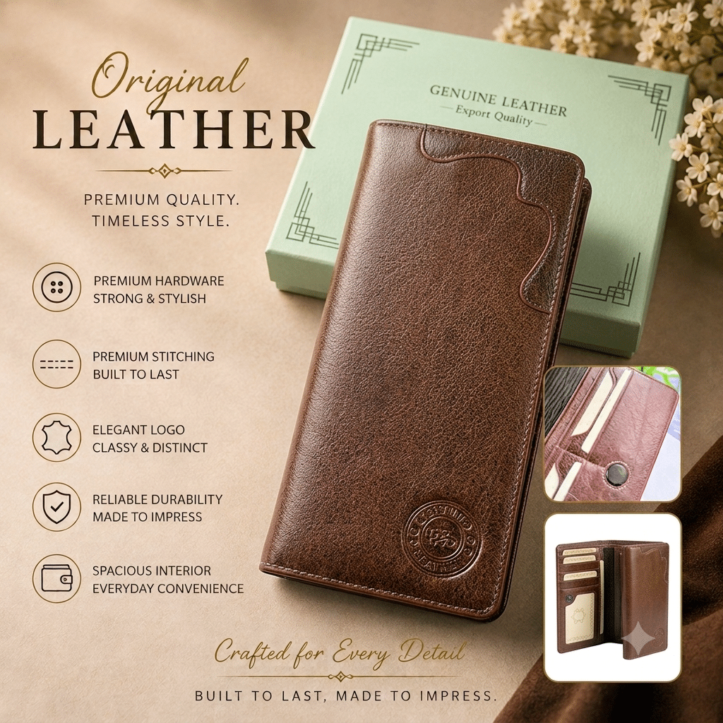 Original Leather Wallet Brown